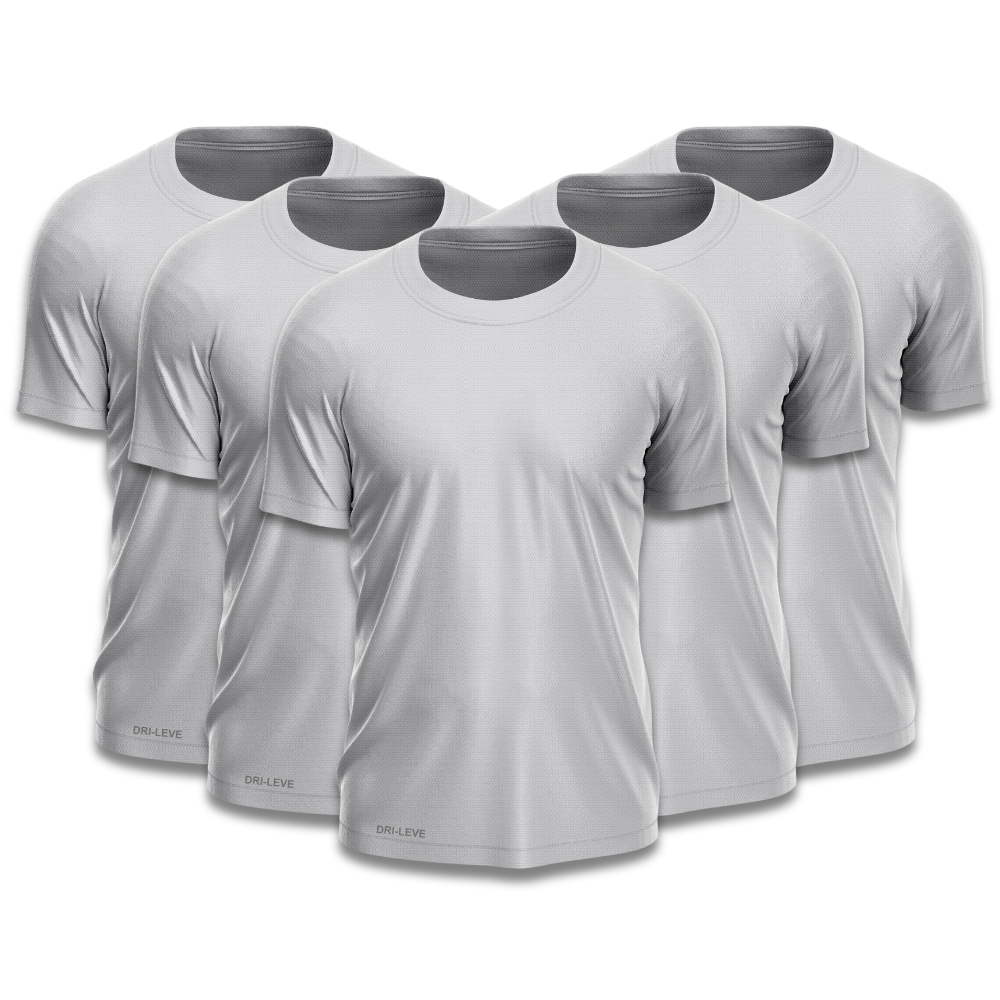 Kit 5 Camisetas Tecnológicas FitneSmart Masculinas - Promoção de Inverno