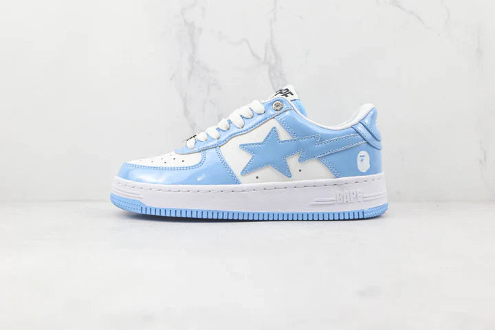 BAPE STA 'LEATHER BLUE WHITE'