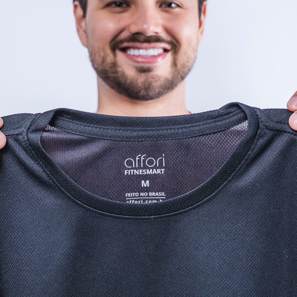 Kit 5 Camisetas Tecnológicas Masculinas FitneSmart - Anti-Suor