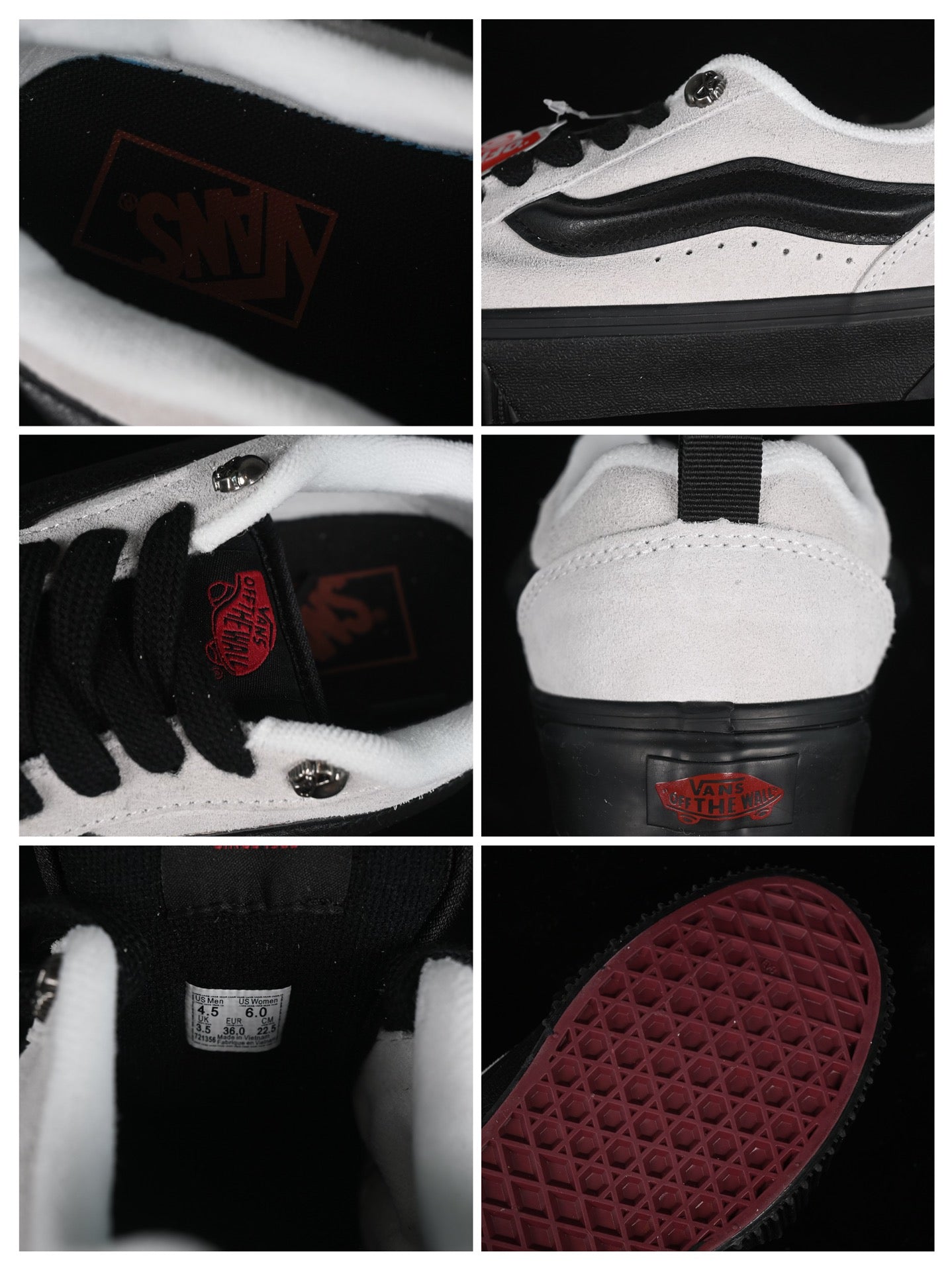 Vans Knu Skool White and Black