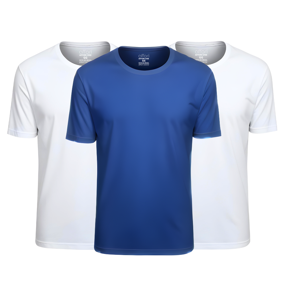Kit 3 Camisetas Tecnológicas Affori One Ice Touch - Promoção de Inverno