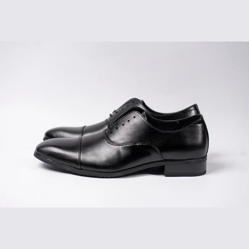 Sapato Social Luxalt - Aumenta Altura 6cm 'Black'