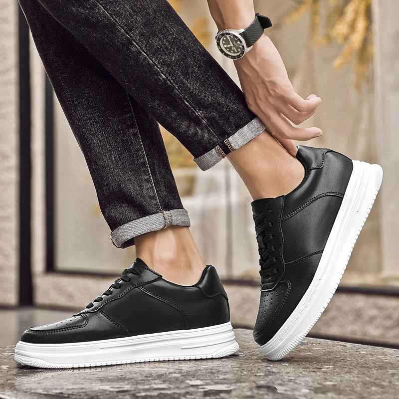 Tênis Casual Axis - Aumenta Altura 8cm 'Black'