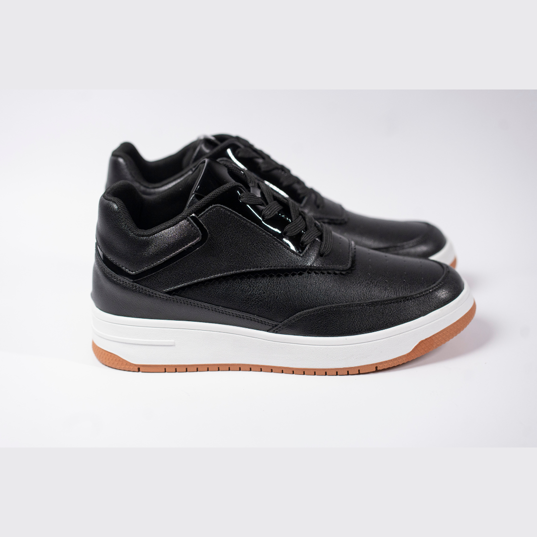 Tênis Casual Alto Boost - Aumenta Altura 10cm 'Black'