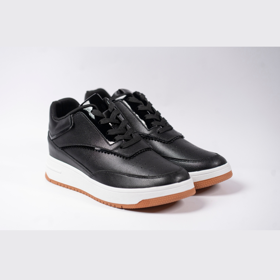 Tênis Casual Alto Boost - Aumenta Altura 10cm 'Black'