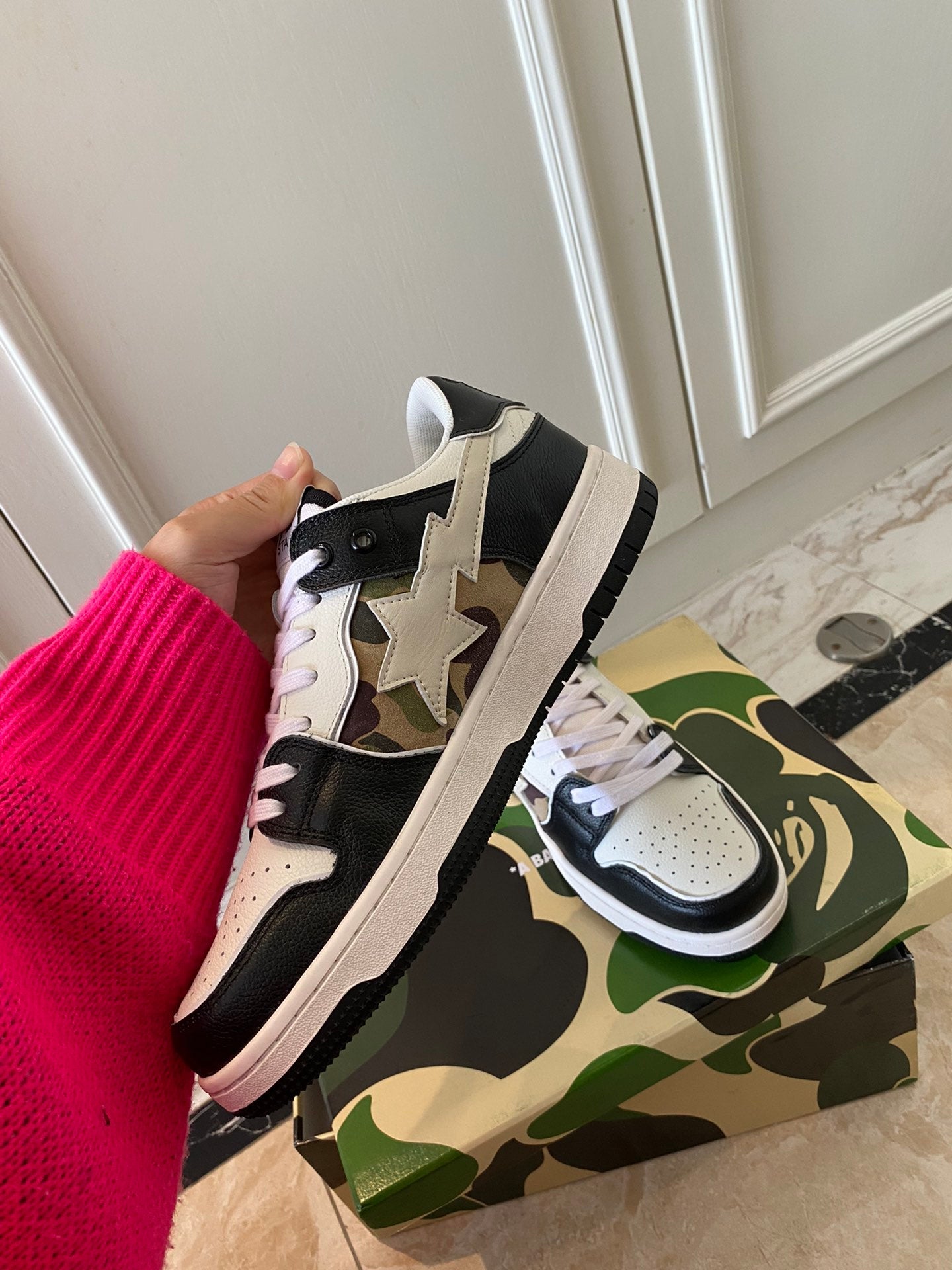BAPE 'SK8 STA BLACK'