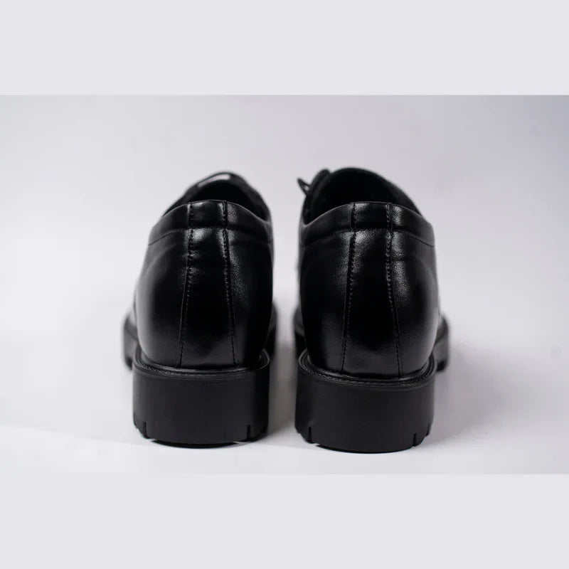 Sapato Social Elevato - Aumenta Altura 9cm -'Black'