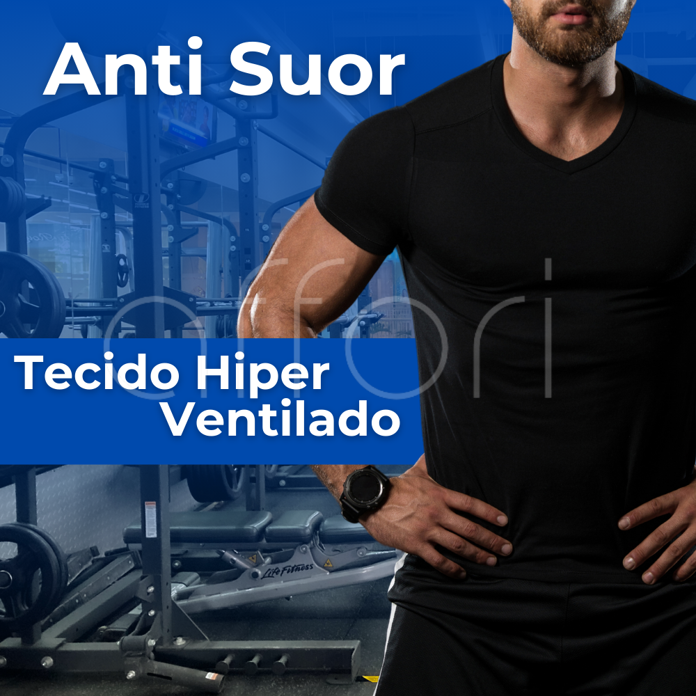 Kit 3 Camisetas Tecnológicas FitneSmart - Anti-Suor