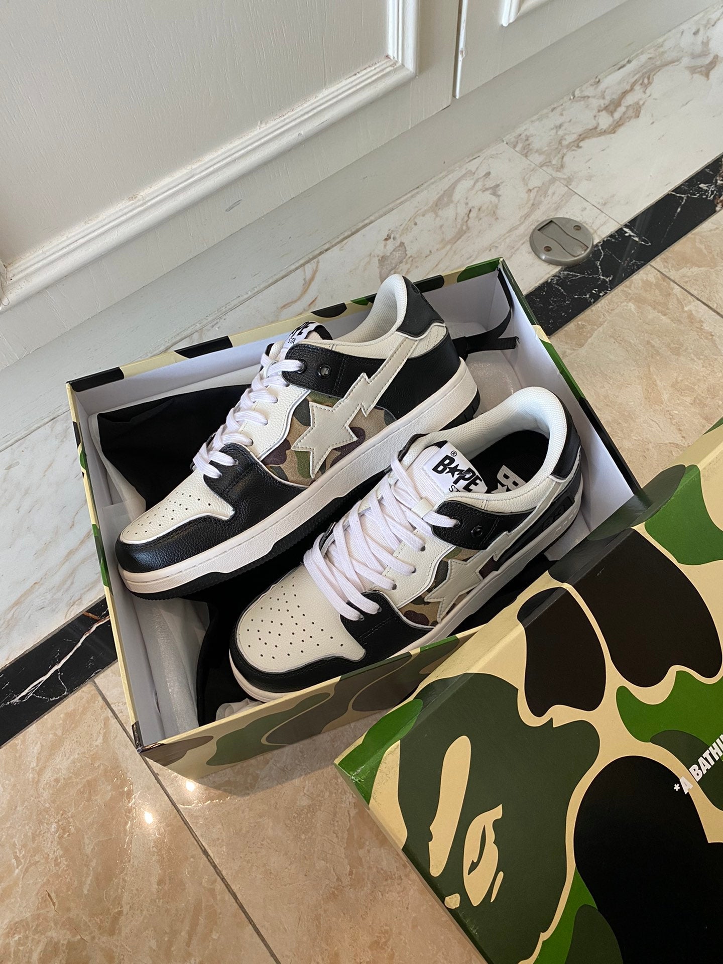 BAPE 'SK8 STA BLACK'