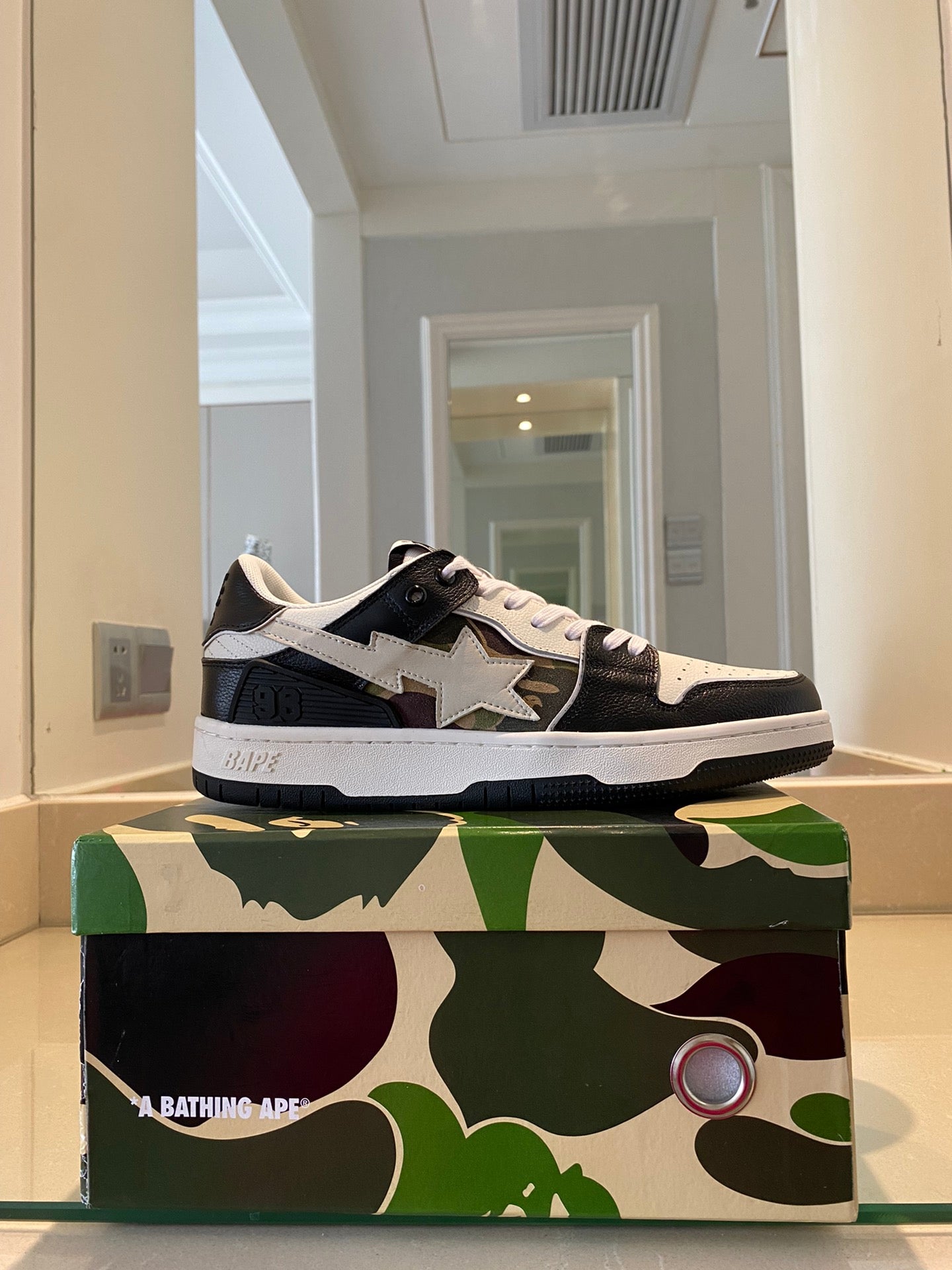 BAPE 'SK8 STA BLACK'