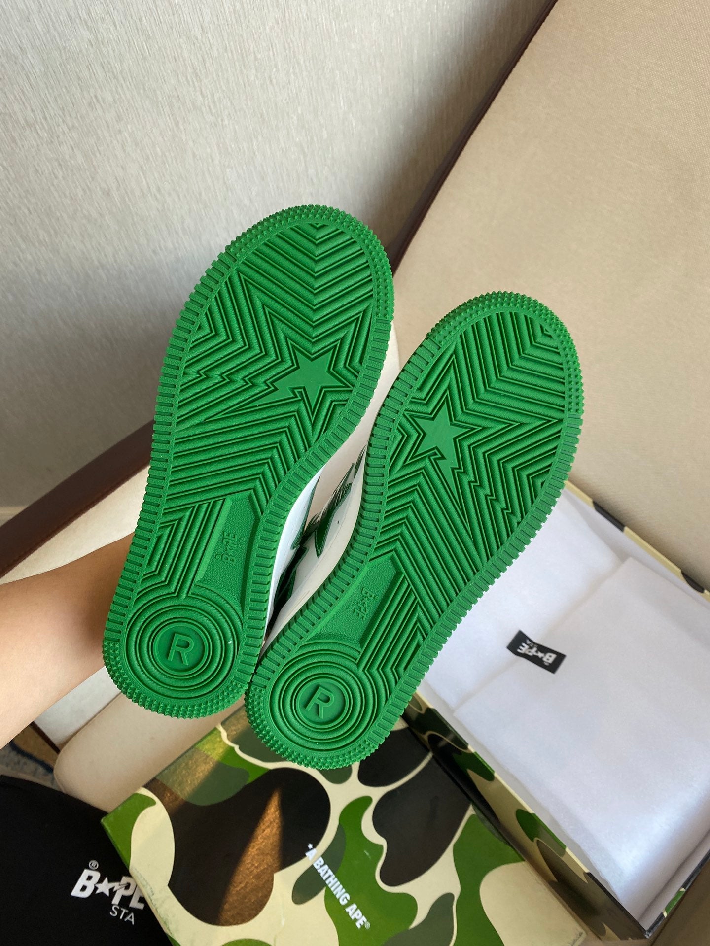 BAPE STA LOW GREEN