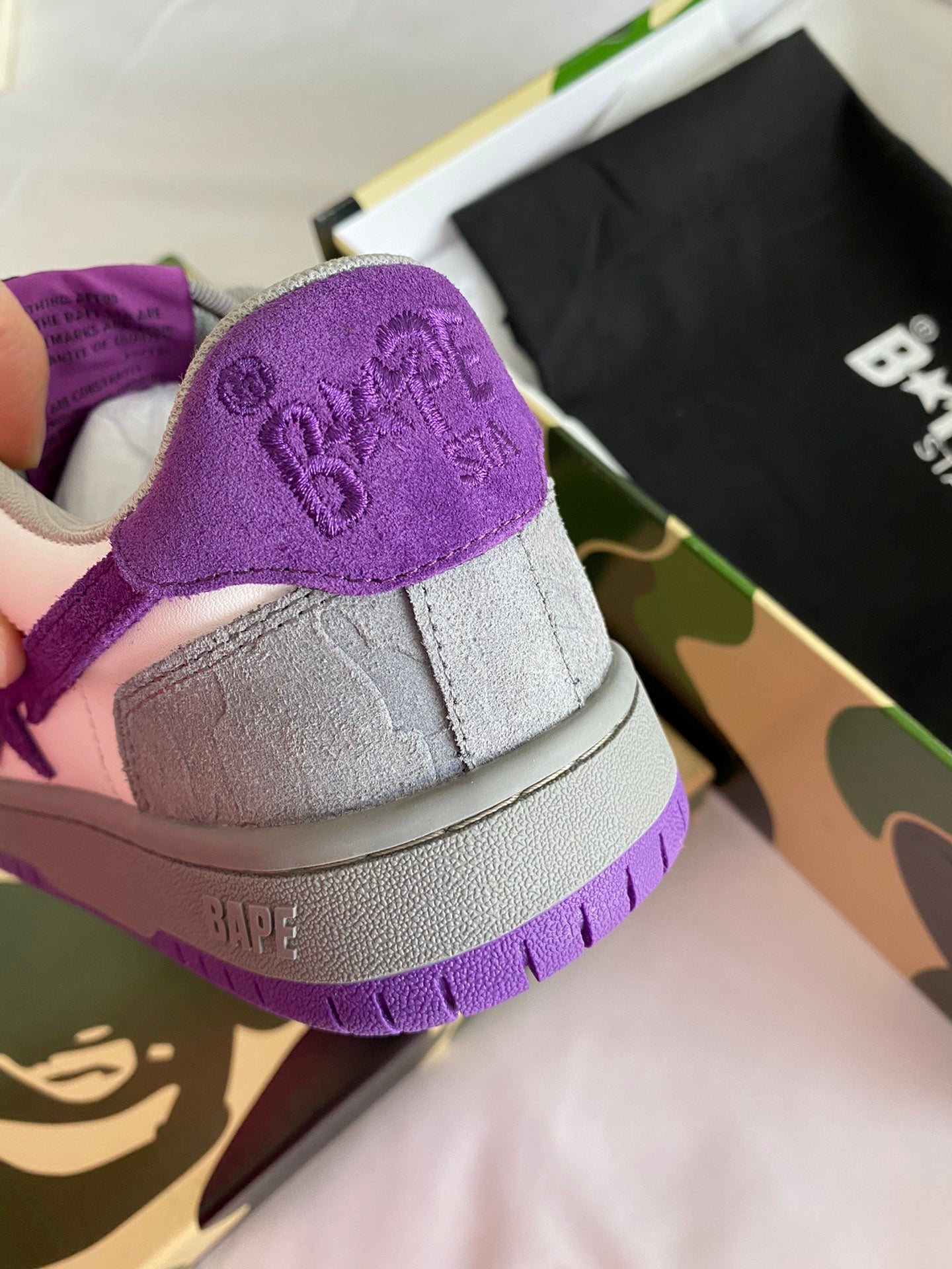 BAPE 'MIST GREY ROYAL PURPLE'