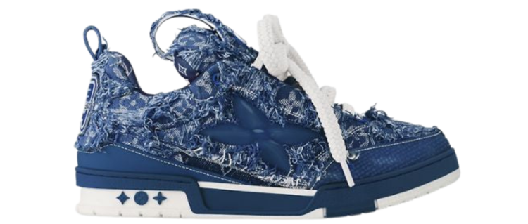 Louis Vuitton LV Skate Blue Monogram Denim
