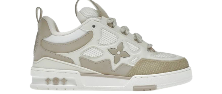 Louis Vuitton LV Skate Sneaker Beige White