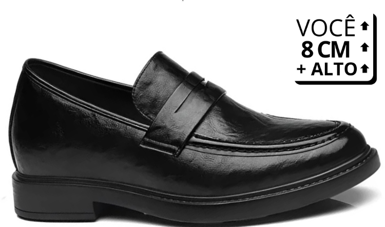 Sapato Social Elevato Loafer - Aumenta Altura 8cm