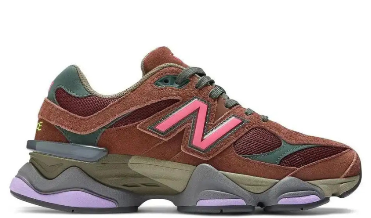 New Balance 9060 Rich Oak Burgundy