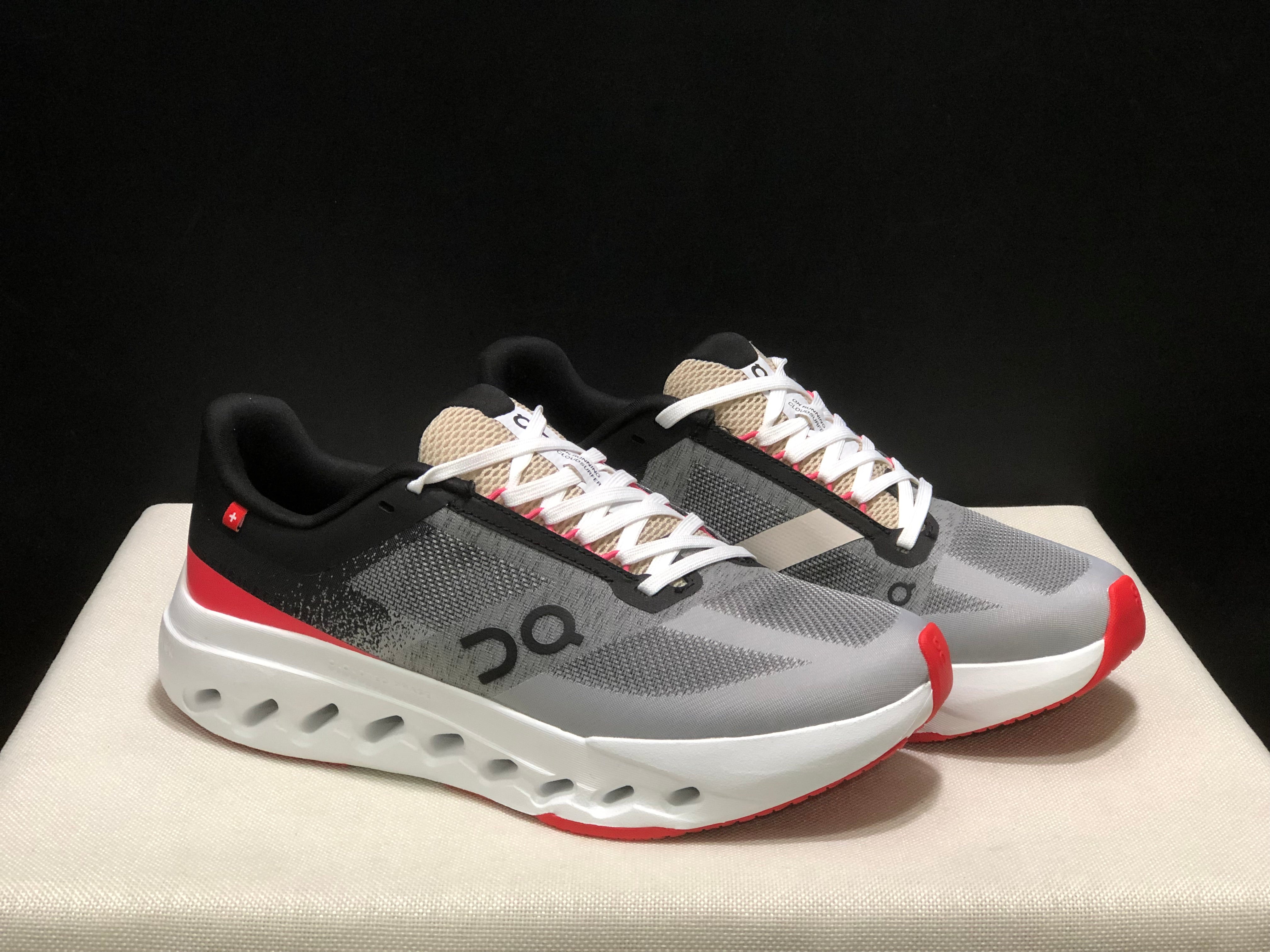 On Cloudsurfer Next 'black-gray-pink'