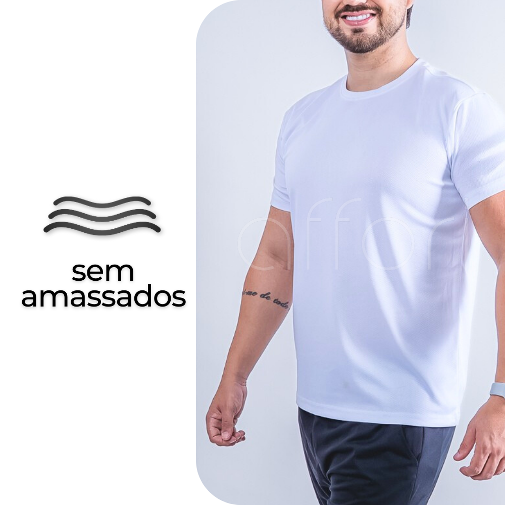 Kit 3 Camisetas Dry Fit Masculinas para Treino – Anti Suor