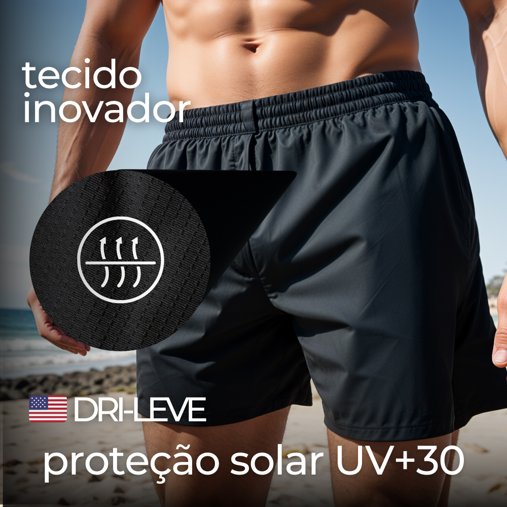 Kit 3 Shorts Masculinos Fitnesmart - Anti-Suor e Anti Odor