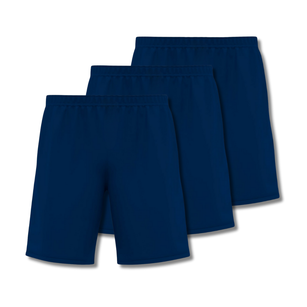Kit 3 Shorts Masculinos Fitnesmart - Anti-Suor e Anti Odor