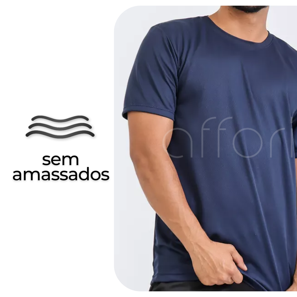 Kit 7 Camisetas Dry Fit Masculinas para Academia – Anti Suor