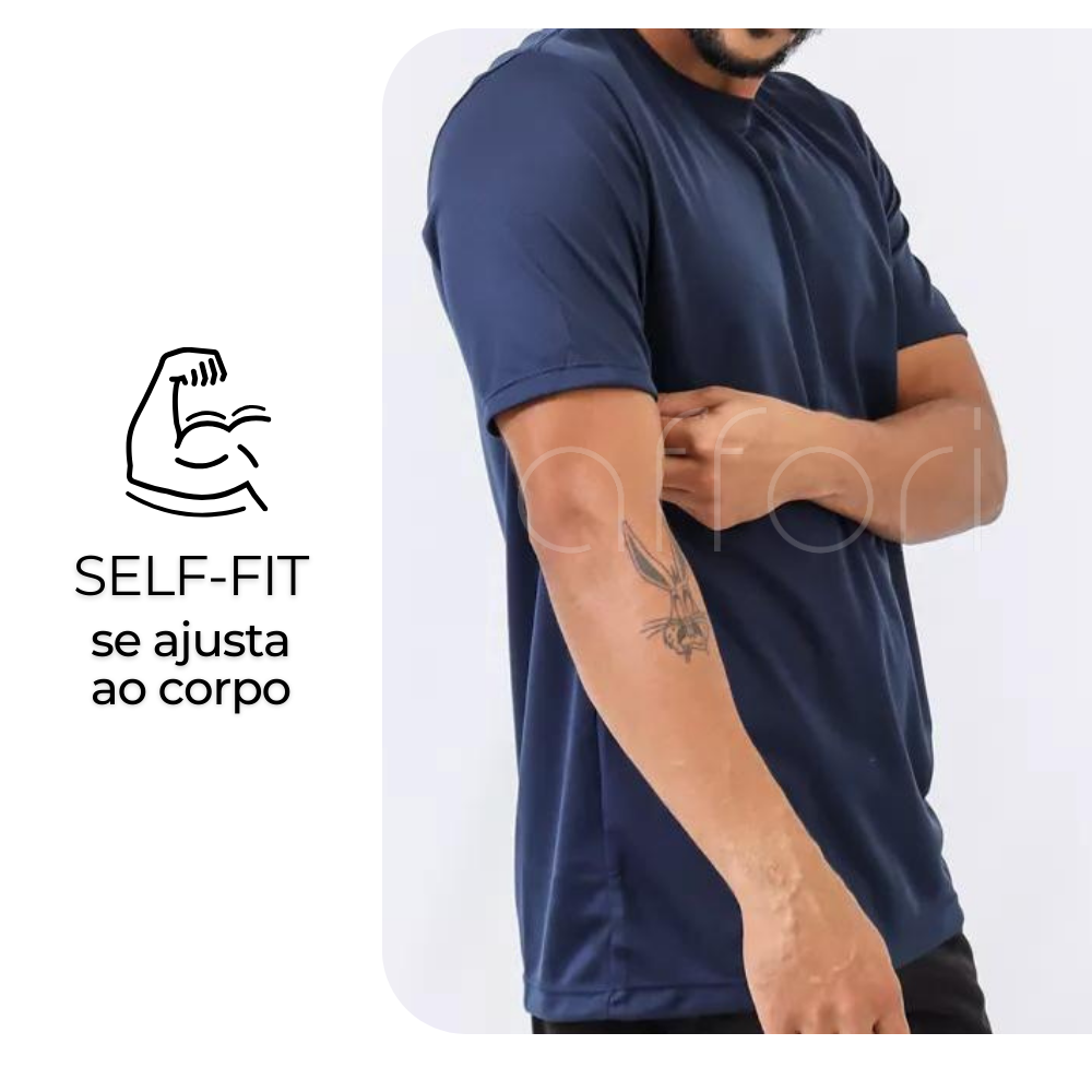 Kit 7 Camisetas Tecnológicas Fitnesmart - Anti Suor