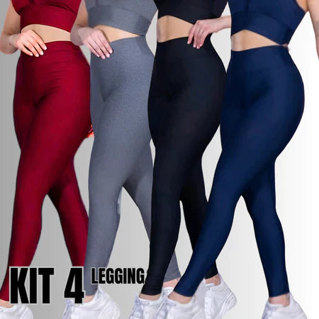 Leve 2 Leggings Invishape™ – Modela sem Marcar, 100% Opaca e Confortável!