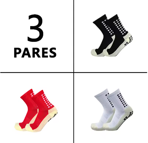 Kit 3 Meias Antiderrapante