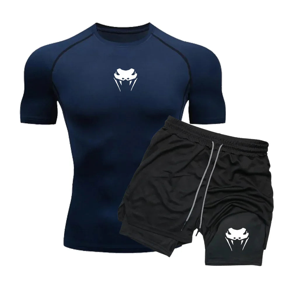 Conjunto Camiseta + Bermuda de Compressão Sport Venum FitPro