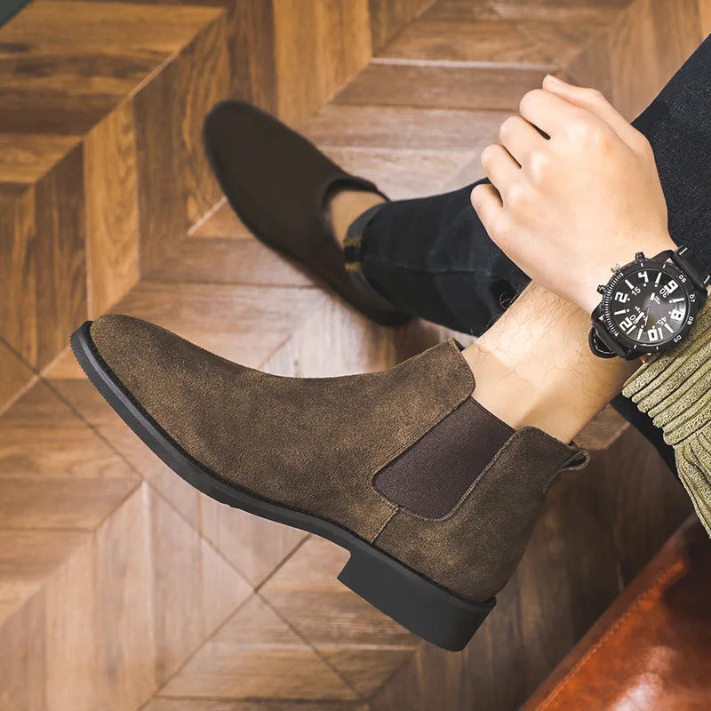 Bota Elevatto - Aumenta Altura 8cm - 'Brown'