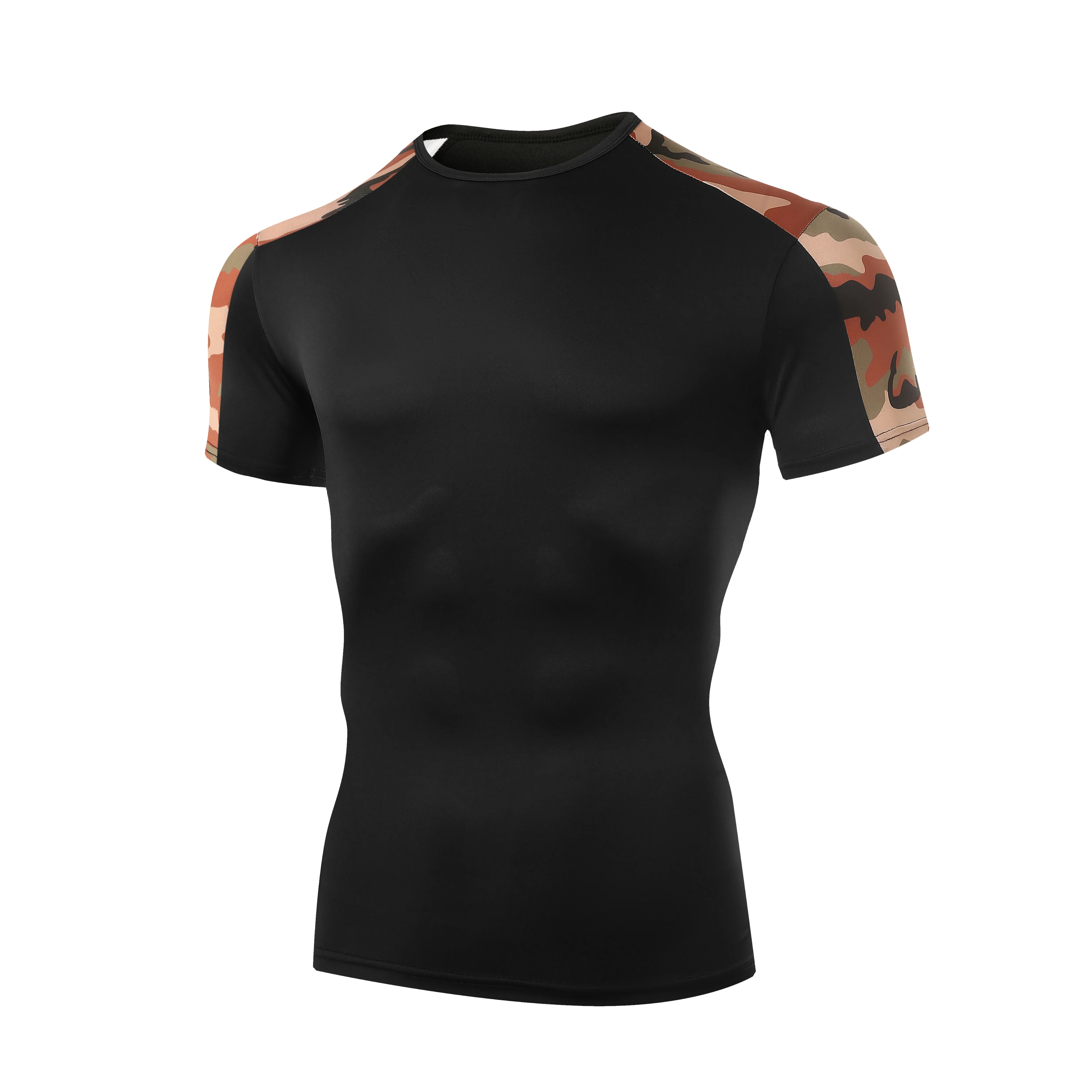Camiseta Masculina Compressão Sport T-shirt Militar