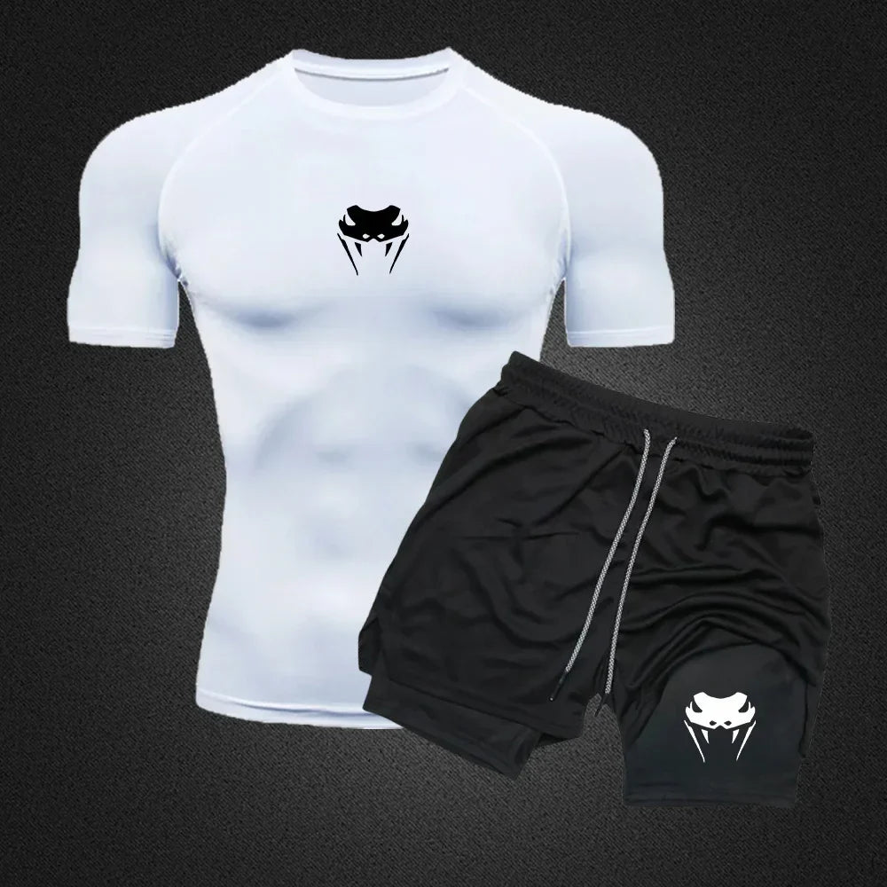 Conjunto Camiseta + Bermuda de Compressão Sport Venum FitPro