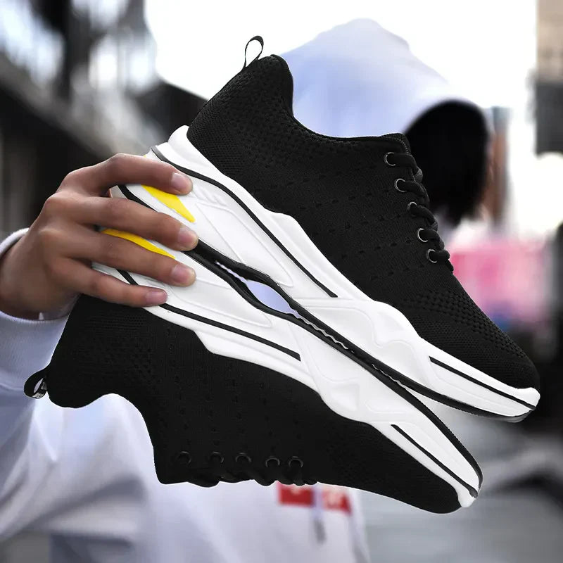 Tênis Esportivo SkyRun - Aumenta Altura 8cm 'Black'