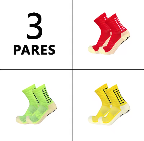 Kit 3 Meias Antiderrapante