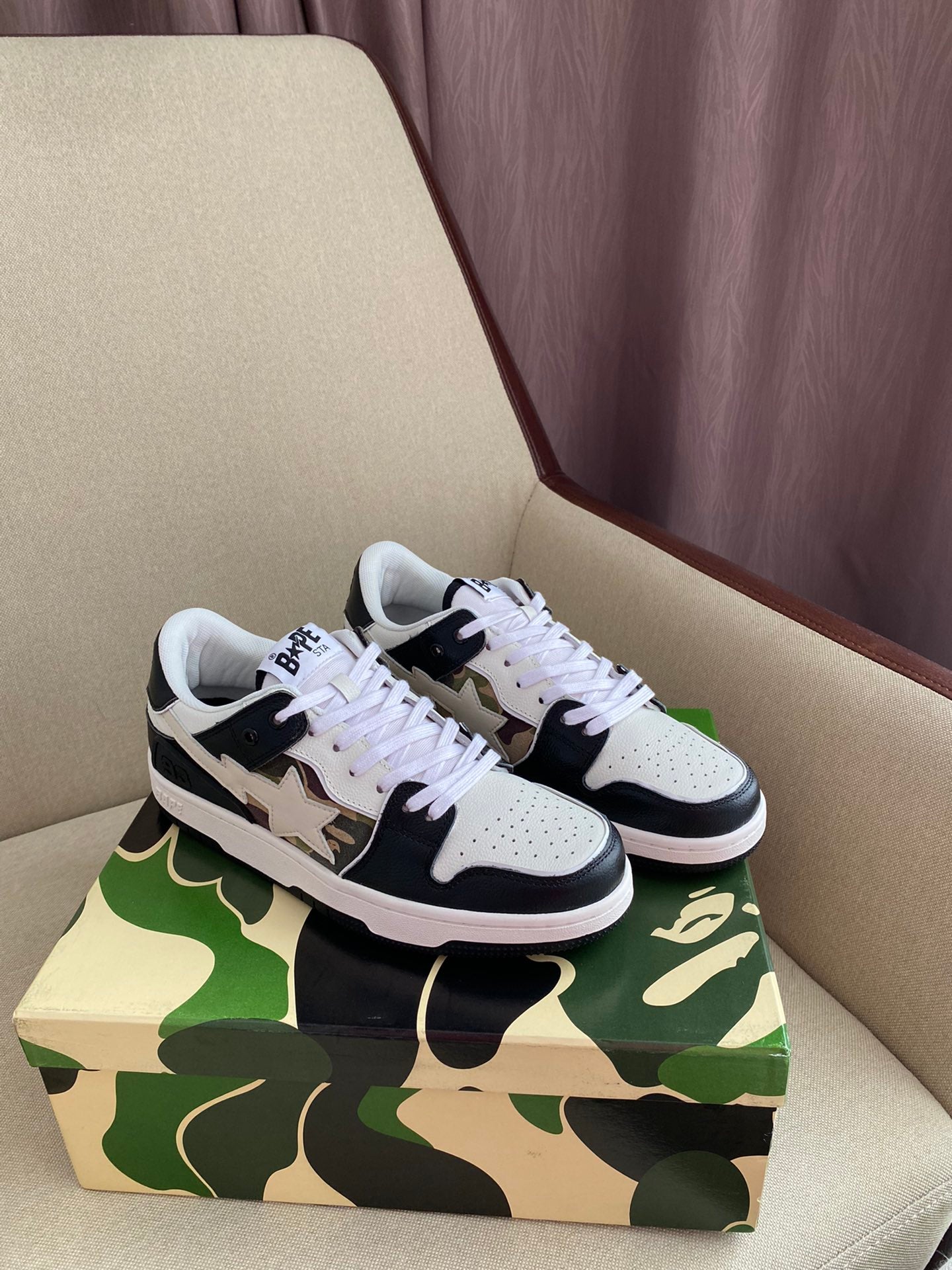 BAPE 'SK8 STA BLACK'