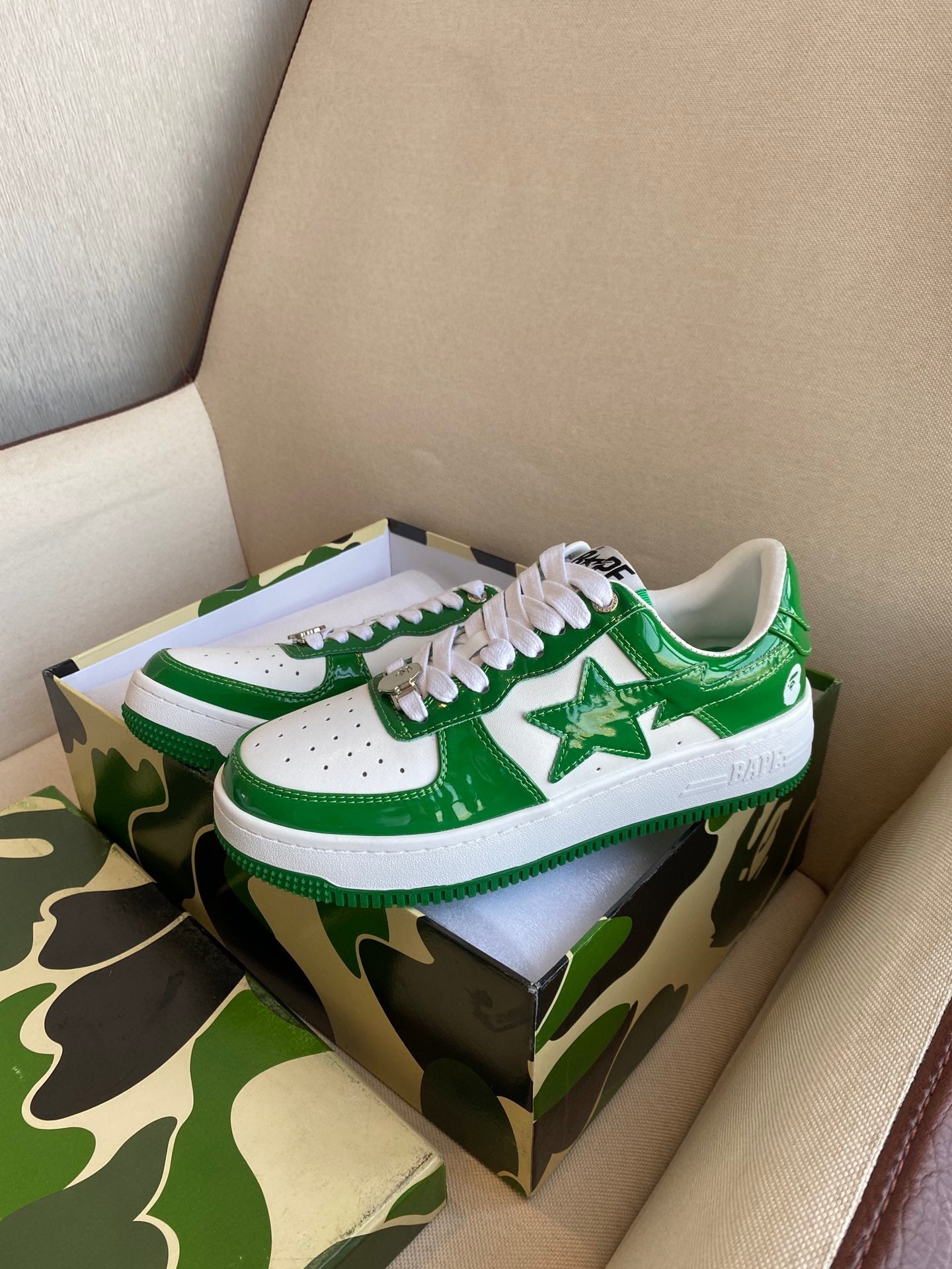 BAPE STA LOW GREEN