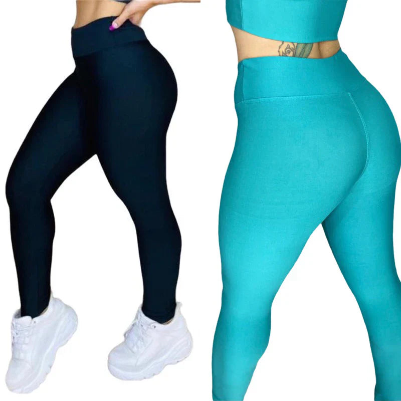 Leve 2 Leggings Invishape™ – Modela sem Marcar, 100% Opaca e Confortável!