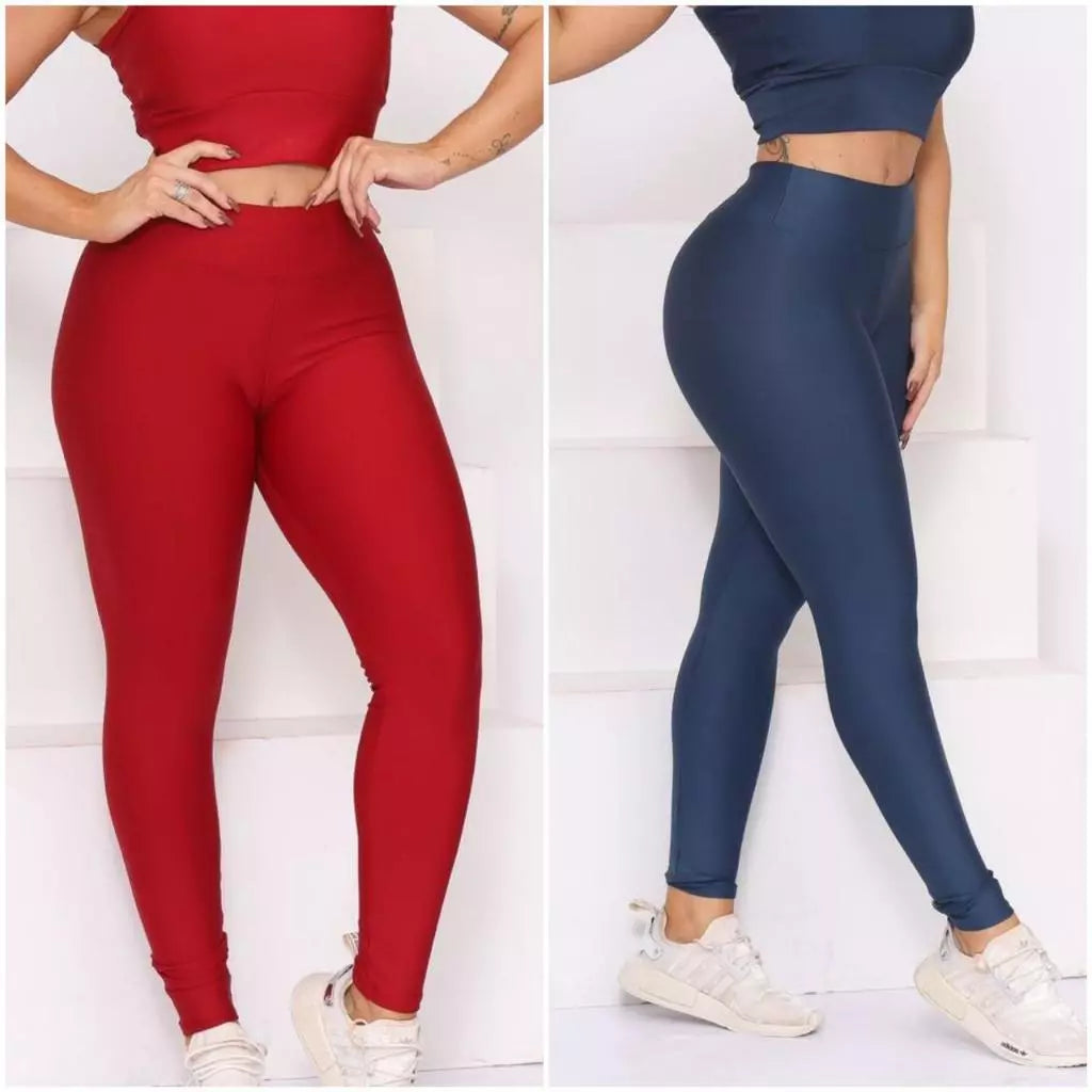 Leve 2 Leggings Invishape™ – Modela sem Marcar, 100% Opaca e Confortável!