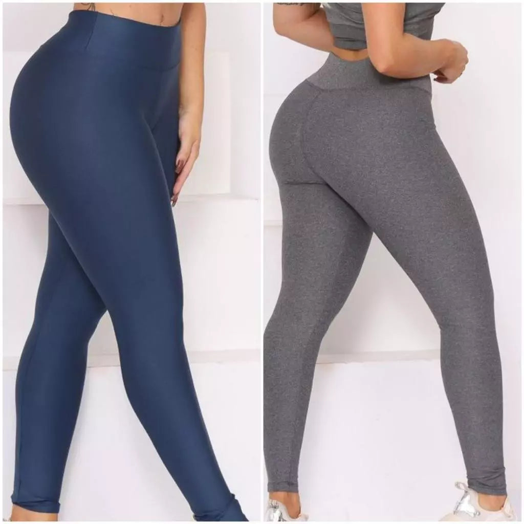 Leve 2 Leggings Invishape™ – Modela sem Marcar, 100% Opaca e Confortável!