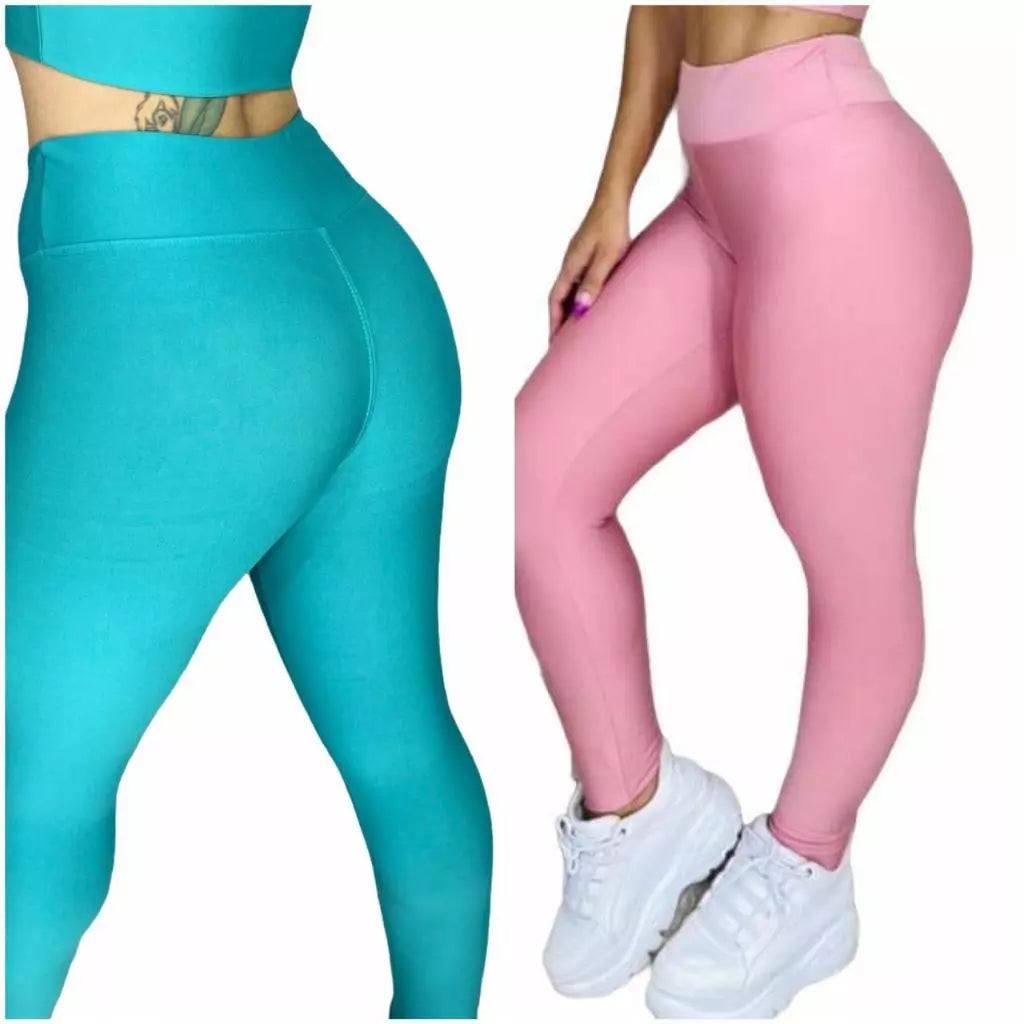 Leve 2 Leggings Invishape™ – Modela sem Marcar, 100% Opaca e Confortável!
