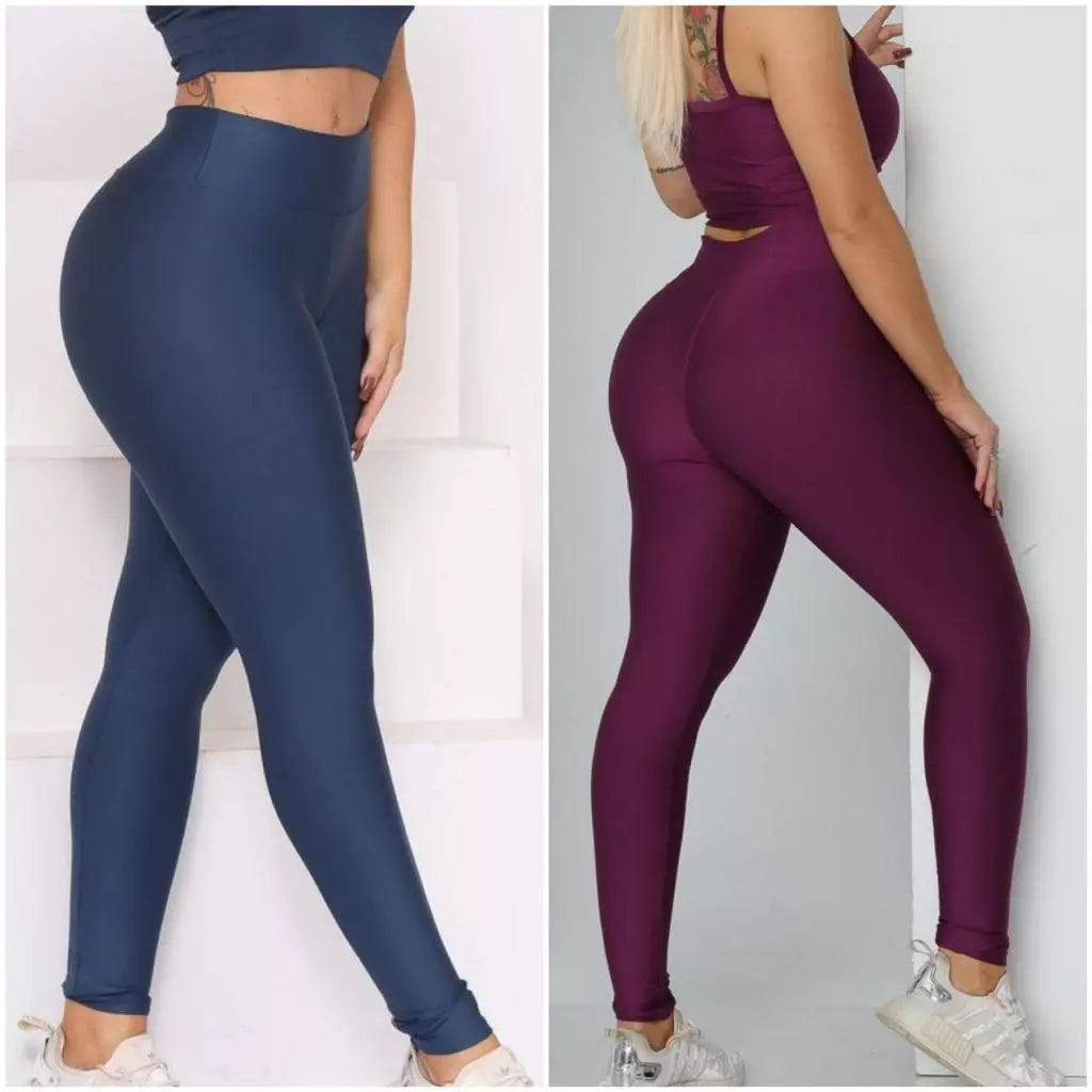 Leve 2 Leggings Invishape™ – Modela sem Marcar, 100% Opaca e Confortável!
