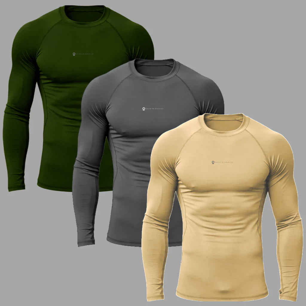 Kit 3 Camisas Térmicas Proteção Uv + FRETE GRÁTIS.