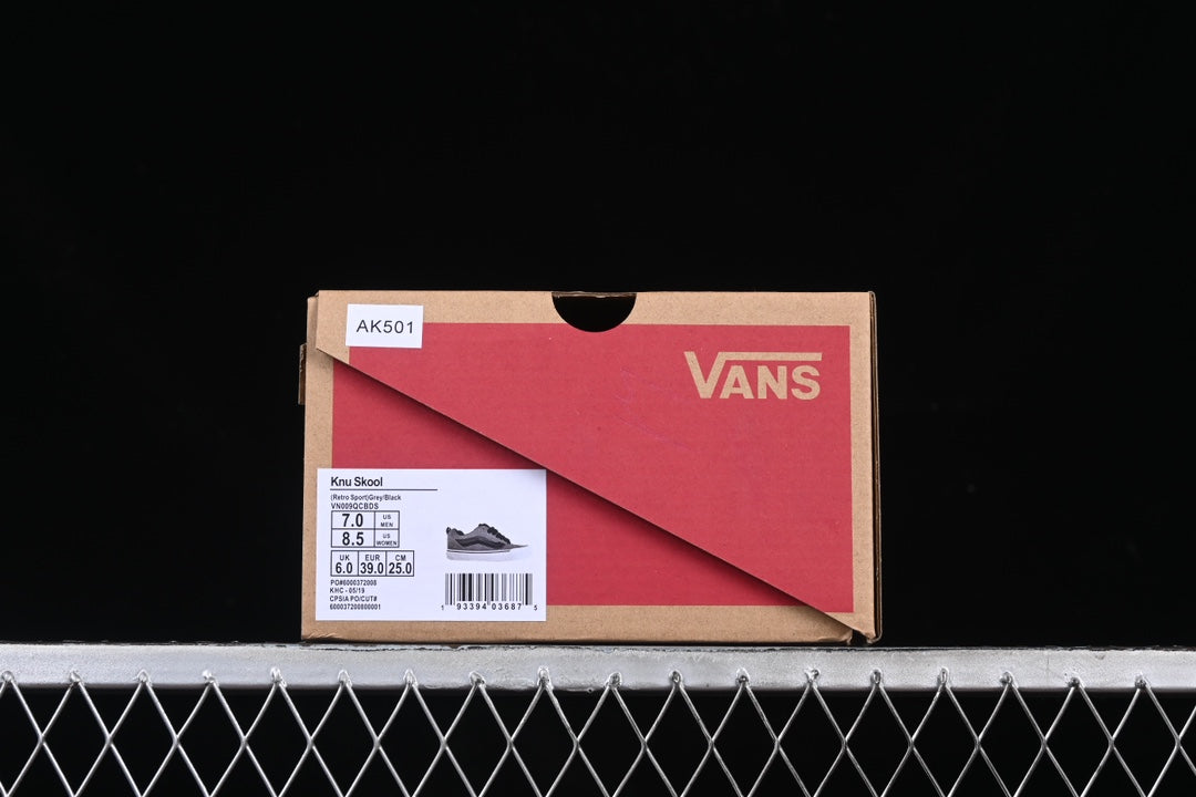 Vans Knu Skool Gray and Black
