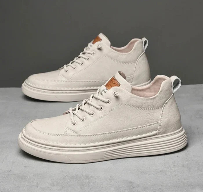 Tênis Casual Summit - Aumenta Altura 6cm - 'Beige'