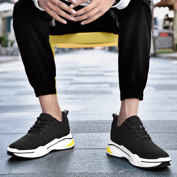 Tênis Esportivo SkyRun - Aumenta Altura 8cm 'Black'