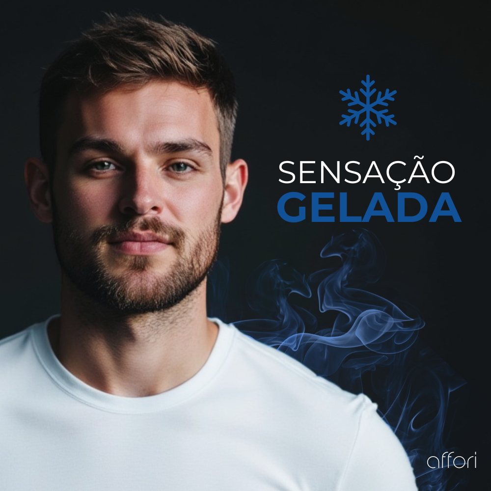 Kit 3 Camisetas Tecnológicas Affori One Ice Touch - Promoção de Inverno