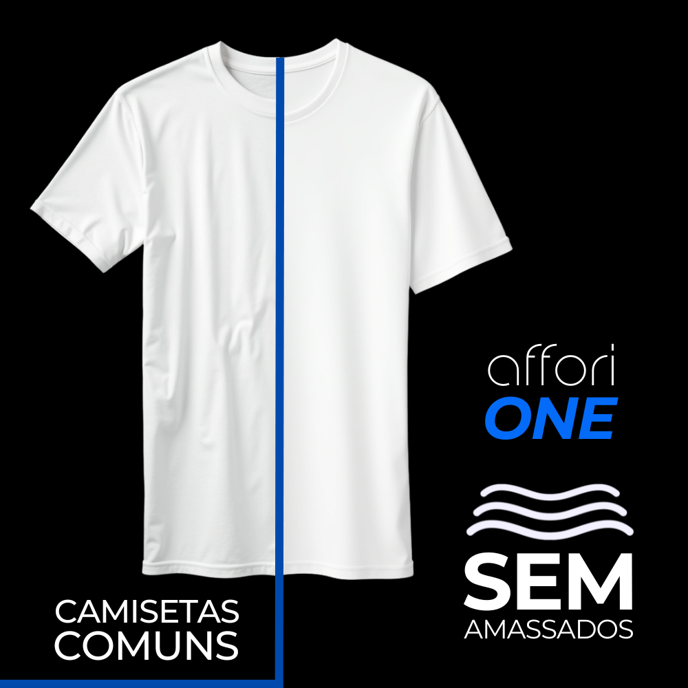 Kit 3 Camisetas Tecnológicas Affori One Ice Touch - Promoção de Inverno