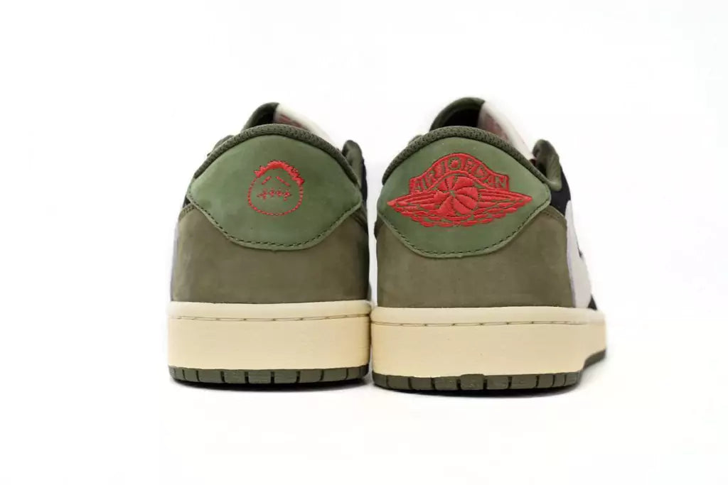 Travis Scott x Air Jordan 1 Low "Dark Green"