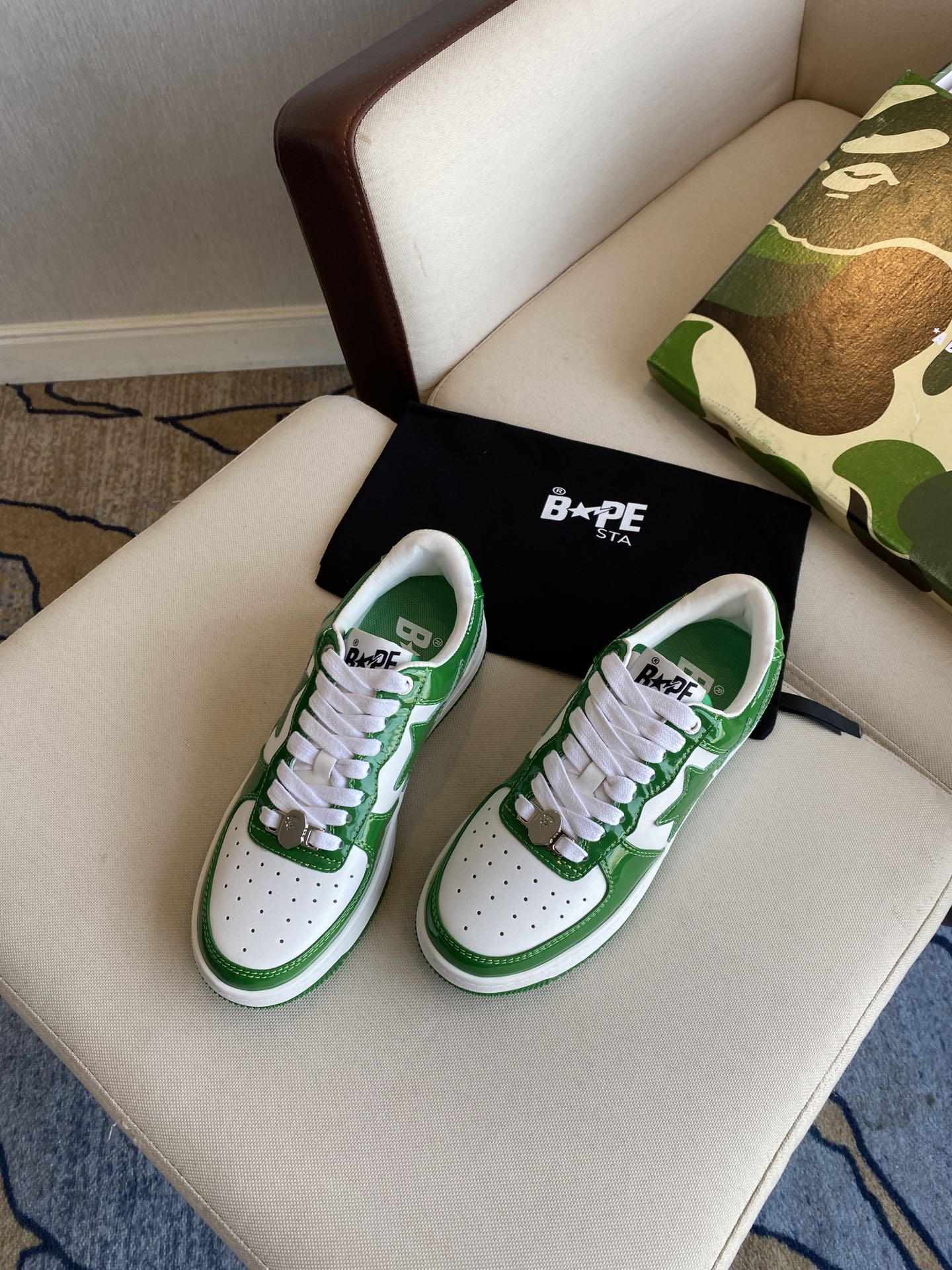 BAPE STA LOW GREEN