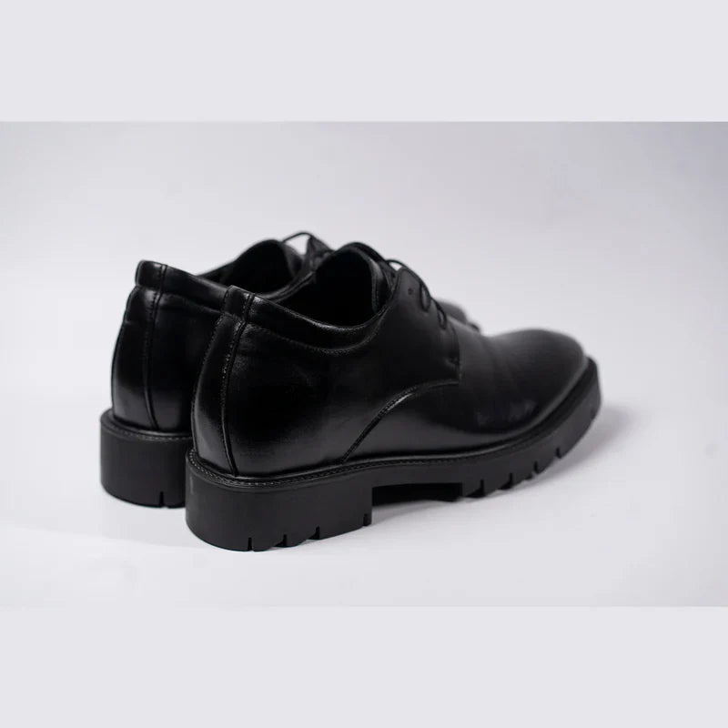 Sapato Social Elevato - Aumenta Altura 9cm -'Black'